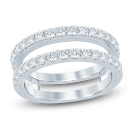 Certified Diamond Enhancer Ring 1 ct tw 14K White Gold