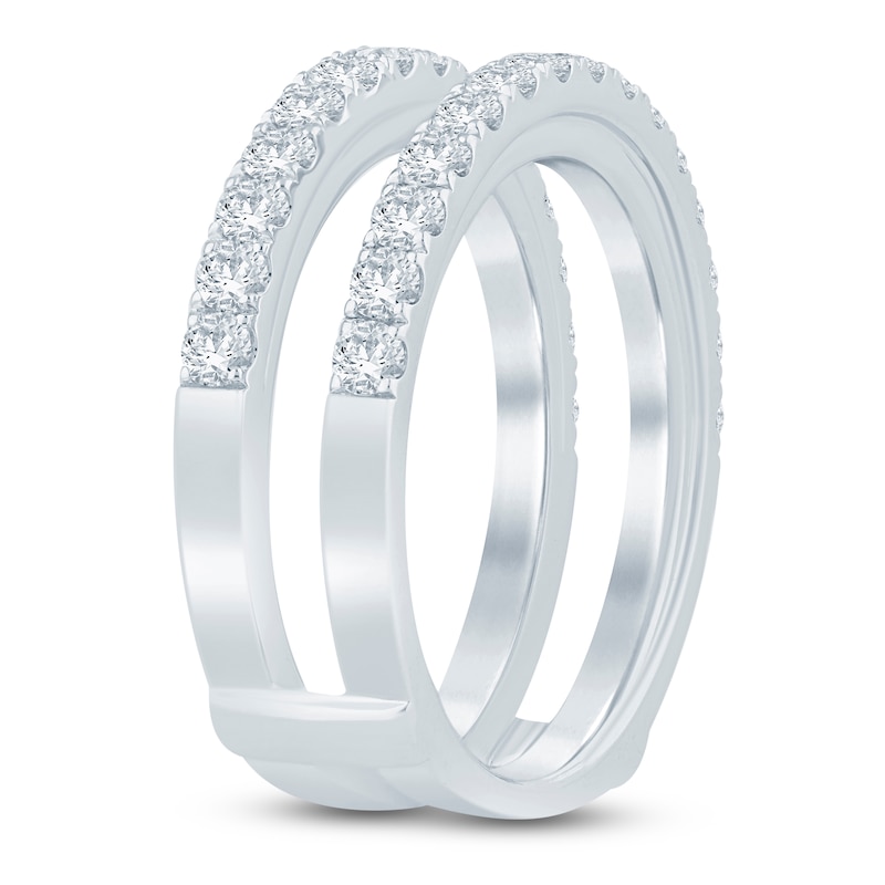 Main Image 2 of Certified Diamond Enhancer Ring 1 ct tw 14K White Gold