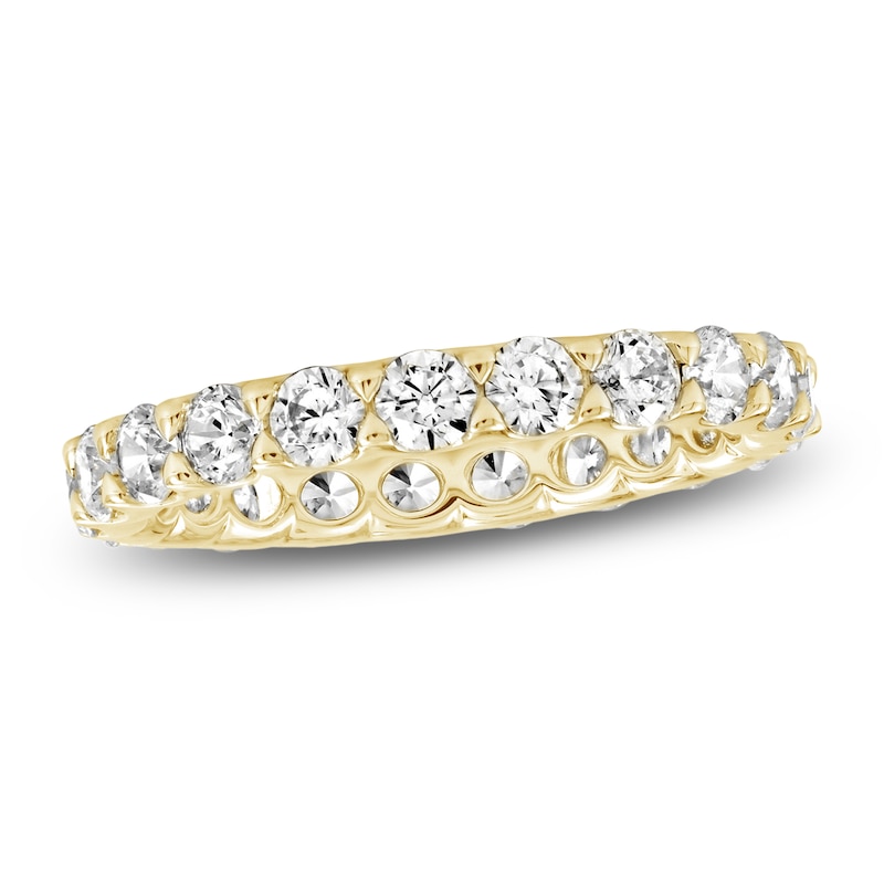 Main Image 1 of Lab-Grown Diamond Eternity Band 1-3/4 to 2 ct tw 14K Yellow Gold