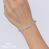Thumbnail Image 4 of Shy Creation Baguette & Round-Cut Diamond Bangle Bracelet 7/8 ct tw 14K White Gold SC55011358ZS
