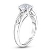 Thumbnail Image 2 of Diamond Solitaire Infinity Engagement Ring 3/4 ct tw Round 14K White Gold (I2/I)