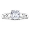 Thumbnail Image 3 of Diamond Solitaire Infinity Engagement Ring 3/4 ct tw Round 14K White Gold (I2/I)