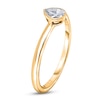 Thumbnail Image 2 of Diamond Solitaire Engagement Ring 1 ct tw Bezel-Set Pear 14K Yellow Gold (I2/I)
