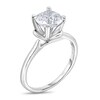 Thumbnail Image 2 of Diamond Solitaire Floral Engagement Ring 2 ct tw Round 14K White Gold (I2/I)