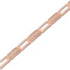 Thumbnail Image 2 of Men's Diamond Bracelet 1 ct tw Round 14K Rose Gold 8.5"