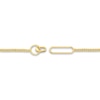 Curb/Paperclip Bracelet 14K Yellow Gold 6"