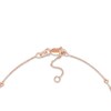 Thumbnail Image 3 of Beaded Station Bracelet 14K Rose Gold 7.5&quot; Adj.