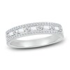 Thumbnail Image 1 of Diamond Stackable Ring 3/8 ct tw Baguette/Round 10K White Gold