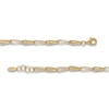Italia D'Oro Triangle Link Bracelet 14K Yellow Gold 7.25"