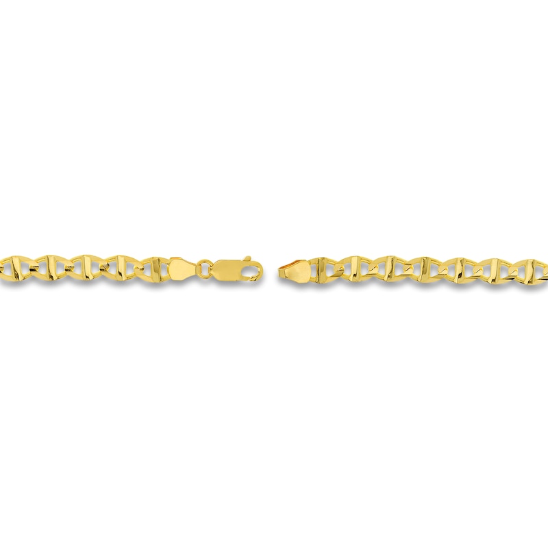 Main Image 4 of Solid Mariner & Serpentine Chain Bracelet Set 14K Yellow Gold 7.5"