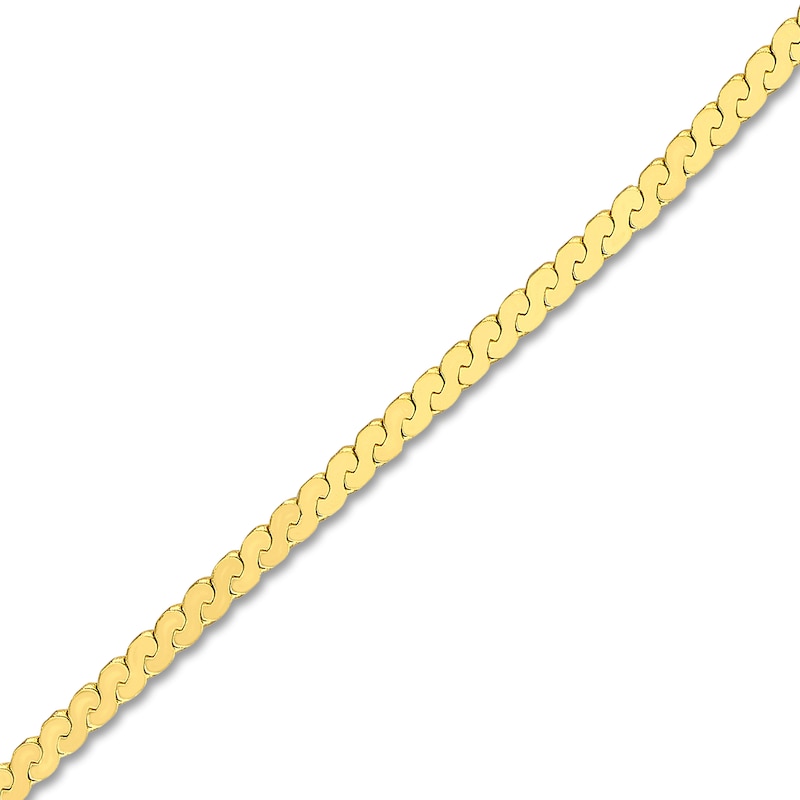 Main Image 6 of Solid Mariner & Serpentine Chain Bracelet Set 14K Yellow Gold 7.5"