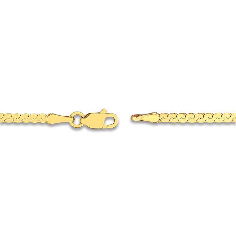 Main Image 7 of Solid Mariner & Serpentine Chain Bracelet Set 14K Yellow Gold 7.5"