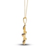 Thumbnail Image 1 of Le Vian Wrapped In Chocolate Diamond Necklace 3/4 ct tw Round 14K Honey Gold 19"