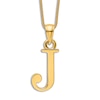 Thumbnail Image 1 of Initial J Charm 14K Yellow Gold 18"