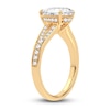 Thumbnail Image 2 of Lab-Grown Diamond Engagement Ring 2-1/3 ct tw Pear/Round 14K Yellow Gold