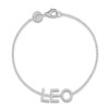 Thumbnail Image 1 of Juliette Maison Diamond Station Name Bracelet 3/8 ct tw Round 10K White Gold