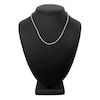 Thumbnail Image 3 of Diamond Tennis Necklace 5 ct tw Round 14K Yellow Gold 16.5"