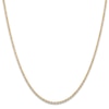 Thumbnail Image 1 of Solid Glitter Rope Necklace 14K Yellow Gold 16" 1.8mm