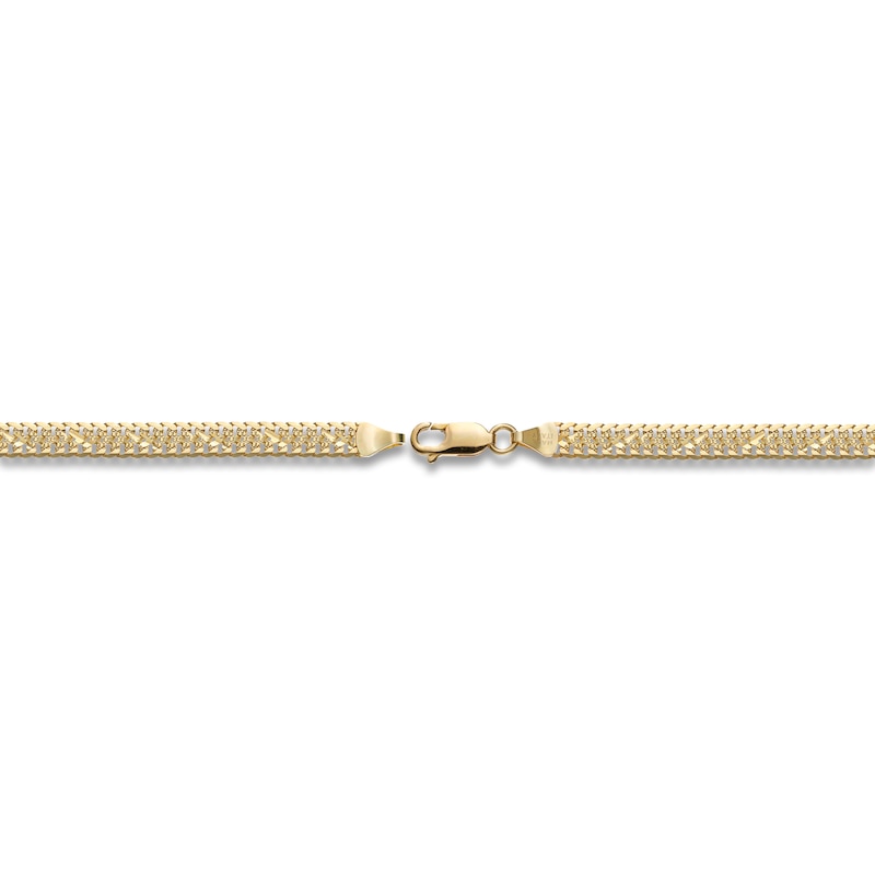 Fancy Link Necklace 14K Yellow Gold 20" 5.82mm