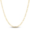 Thumbnail Image 1 of Solid Figaro Chain Necklace 14K Yellow Gold 20&quot; 3.8mm