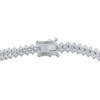 Thumbnail Image 3 of Diamond Tennis Bracelet 4 ct tw Round 14K White Gold 7"