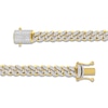 Thumbnail Image 2 of Men's Diamond Curb Link Necklace 2-1/2 ct tw 10K Yellow Gold