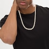 Thumbnail Image 3 of Men's Diamond Curb Link Necklace 2-1/2 ct tw 10K Yellow Gold