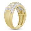 Thumbnail Image 2 of Men's Diamond Ring 1-1/4 ct tw Round 10K Yellow Gold