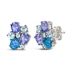 Thumbnail Image 2 of Le Vian Mare Azzurro Natural Multi-Gemstone Earrings  14K Vanilla Gold