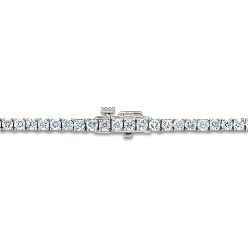 Main Image 3 of Brilliant Moments Diamond Tennis Necklace 12 ct tw 14K White Gold 22.25"