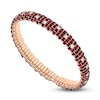 Thumbnail Image 1 of ZYDO Natural Ruby & Diamond Stretch Bracelet 7/8 ct tw 18K Rose Gold