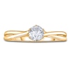Thumbnail Image 3 of Diamond Solitaire Twist Engagement Ring 3/4 ct tw Round 14K Yellow Gold (I2/I)