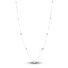 Thumbnail Image 1 of Natural Citrine Station Necklace Sterling Silver 18"