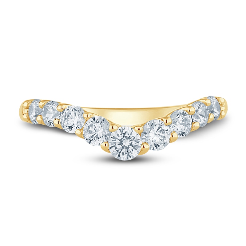 Main Image 3 of Pnina Tornai Lab-Grown Diamond Contour Anniversary Band 1 ct tw Round 14K Yellow Gold