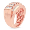 Thumbnail Image 1 of Men's Diamond Ring 3 ct tw Round 14K Rose Gold