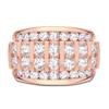 Thumbnail Image 3 of Men's Diamond Ring 3 ct tw Round 14K Rose Gold