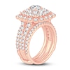 Thumbnail Image 1 of Diamond Bridal Set 3 ct tw Round 14K Rose Gold