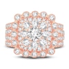 Thumbnail Image 2 of Diamond Bridal Set 3 ct tw Round 14K Rose Gold