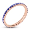 Thumbnail Image 2 of Juliette Maison Natural Blue Sapphire Eternity Ring 10K Rose Gold