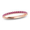 Thumbnail Image 1 of Juliette Maison Natural Rhodolite Garnet Eternity Ring 10K Rose Gold