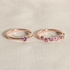 Thumbnail Image 4 of Juliette Maison Natural Rhodolite Garnet & Natural Amethyst Ring 10K Yellow Gold