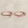 Thumbnail Image 4 of Juliette Maison Natural Amethyst Starburst Ring 10K White Gold