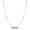 Thumbnail Image 0 of Italia D'Oro Triangle Chain Necklace 14K Yellow Gold 19"