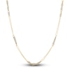 Thumbnail Image 1 of Italia D'Oro Triangle Chain Necklace 14K Yellow Gold 19"