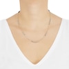 Thumbnail Image 2 of Italia D'Oro Triangle Chain Necklace 14K Yellow Gold 19"