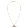 Thumbnail Image 2 of Juliette Maison Natural Garnet Pendant Necklace 10K Yellow Gold