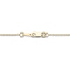 Thumbnail Image 3 of Diamond Initial B Pendant Necklace 1/10 ct tw Round 10K Yellow Gold 18"