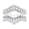 Thumbnail Image 3 of Lab-Grown Diamond Enhancer Band 1-1/4 ct tw Round 14K White Gold