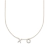Thumbnail Image 1 of Juliette Maison Diamond Station Name Necklace 1/4 ct tw Round 10K Yellow Gold