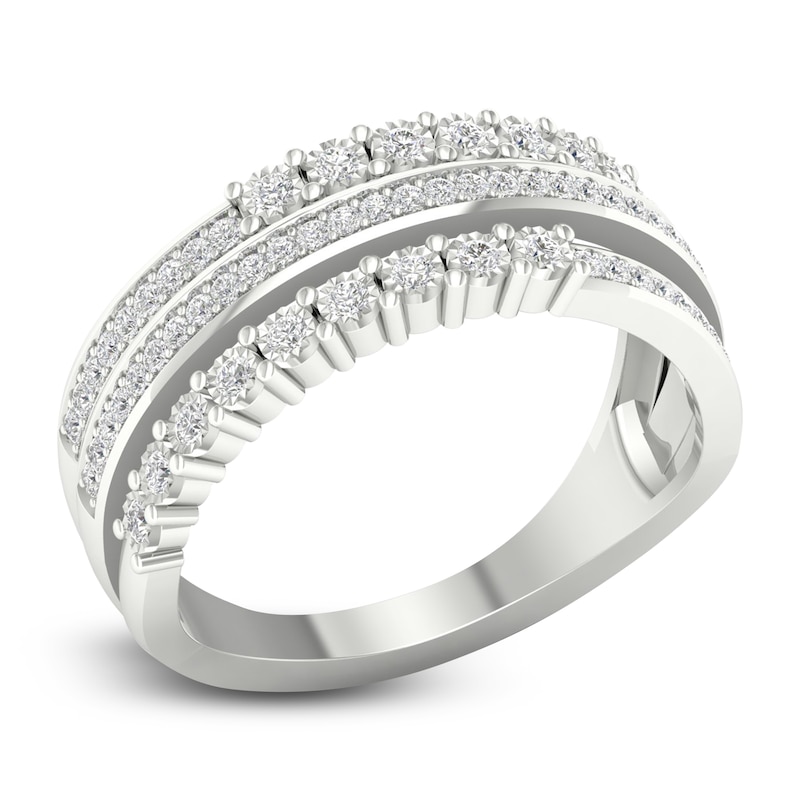 Main Image 2 of Diamond Anniversary Band 1/4 ct tw Round 14K White Gold